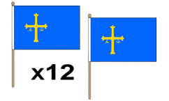 Asturias Hand Flags